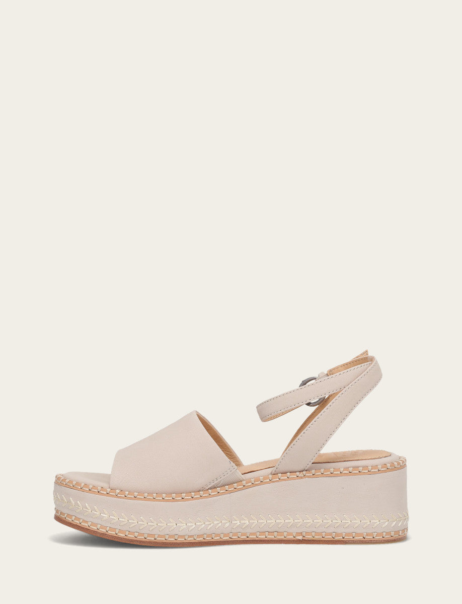 Women's Ivory Joy Ankle Strap Platform Sandals - Ivory