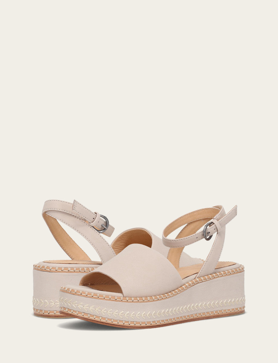 Women's Ivory Joy Ankle Strap Platform Sandals - Ivory