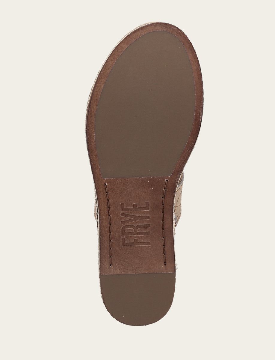 Women's Almond Joy Woodstock 2 Band Platform Slide Sandals - Natural/ Almond