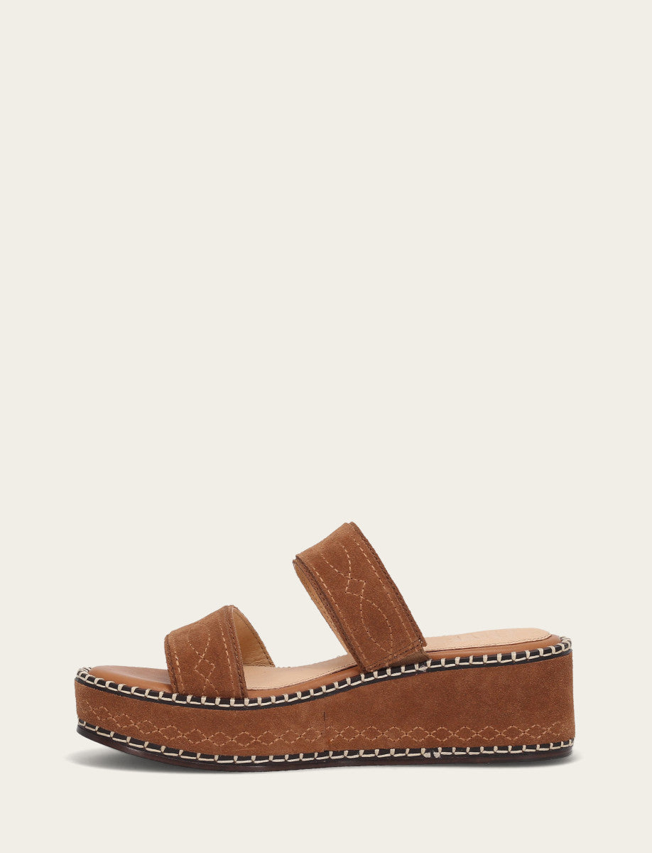 Women's Bark Joy Woodstock 2 Band Platform Slide Sandals - Bark