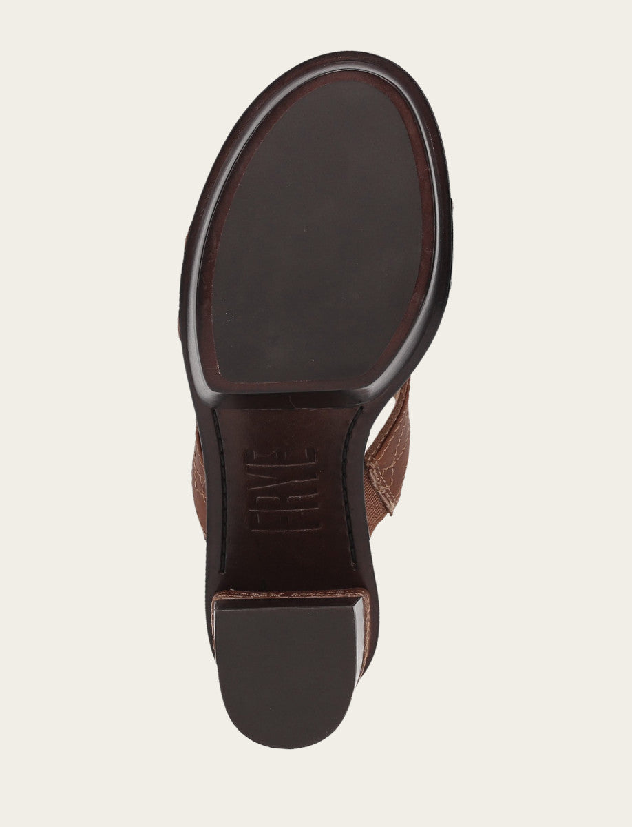 Women's Saddle Pipa Woodstock 2 Band Platform Sandals - Saddle