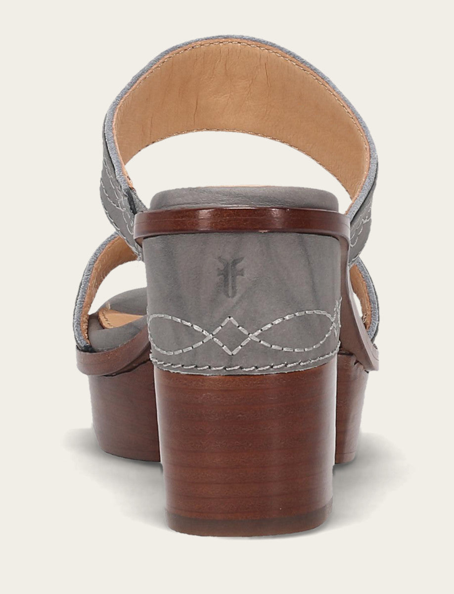 Women's Grey Sky Pipa Woodstock 2 Band Platform Sandals - Grey Sky