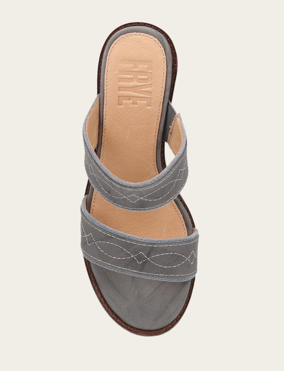 Women's Grey Sky Pipa Woodstock 2 Band Platform Sandals - Grey Sky
