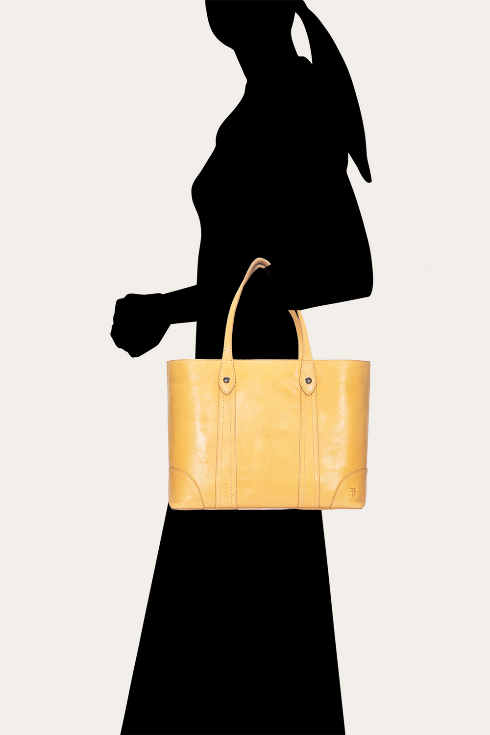 Women's Melissa Shopper Handbag - Mustard