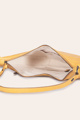 Women's Melissa Crescent Hobo Handbag - Mustard
