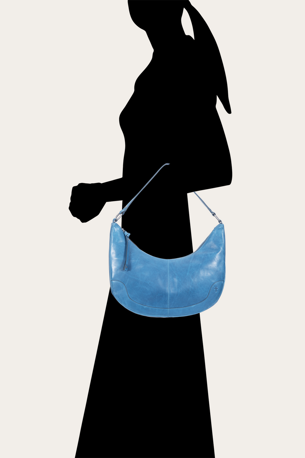 Women's Melissa Crescent Hobo Handbag - Ink