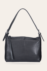 Women's Black Carla Studded Shoulder Bag - Black