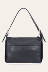 Women's Black Carla Studded Shoulder Bag - Black