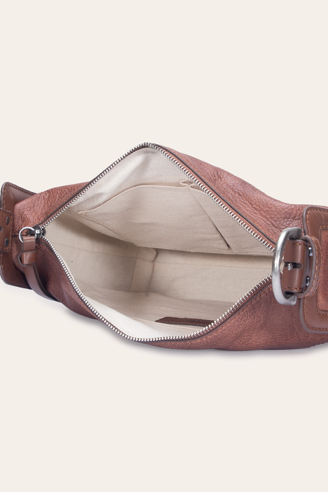 Women's Cognac Carla Studded Shoulder Bag - Cognac