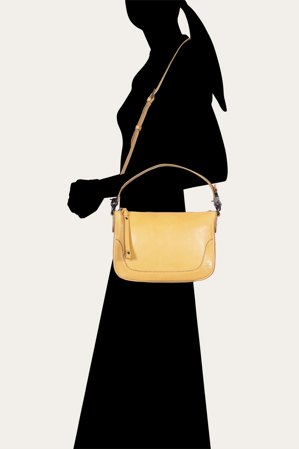 Women's Melissa Crossbody Bag - Mustard