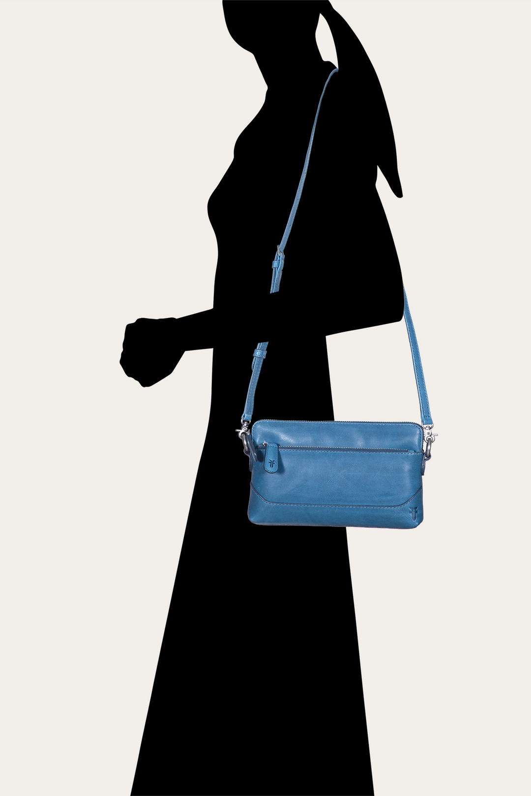 Women's Melissa Wristlet Crossbody Bag - Ink