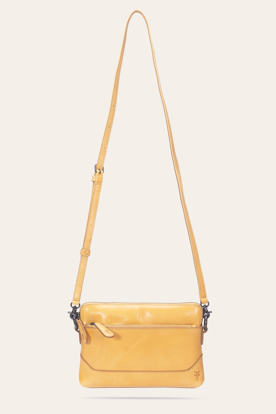 Women's Melissa Wristlet Crossbody Bag - Mustard