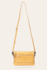 Women's Melissa Wristlet Crossbody Bag - Mustard