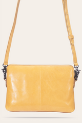 Women's Melissa Wristlet Crossbody Bag - Mustard