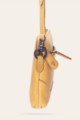 Women's Melissa Wristlet Crossbody Bag - Mustard