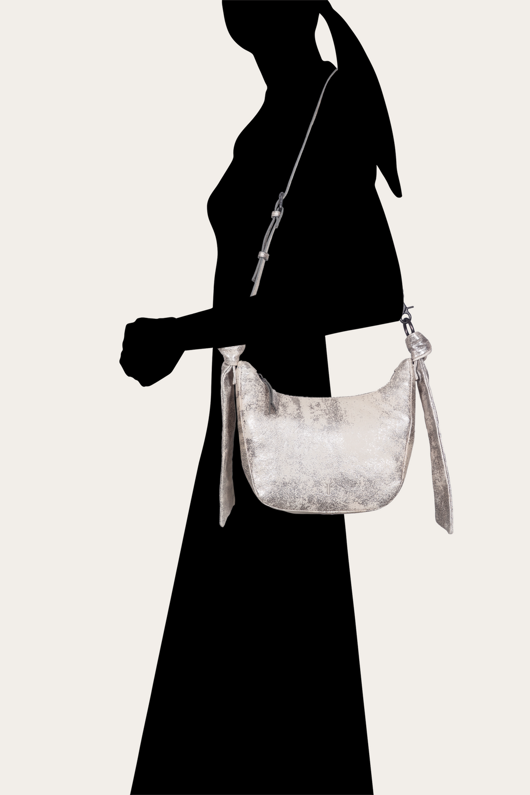 Women's Nora Crossbody Bag - Cream Metallic