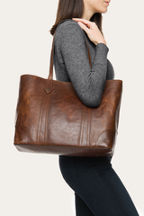 Melissa Cognac Shopper - Cognac