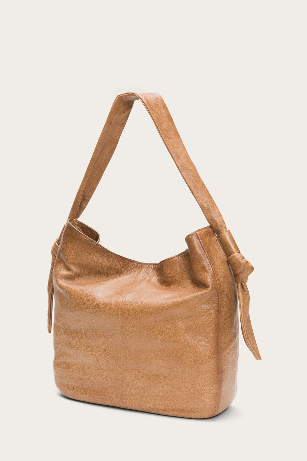 Nora Knotted Hobo in Beige - Beige