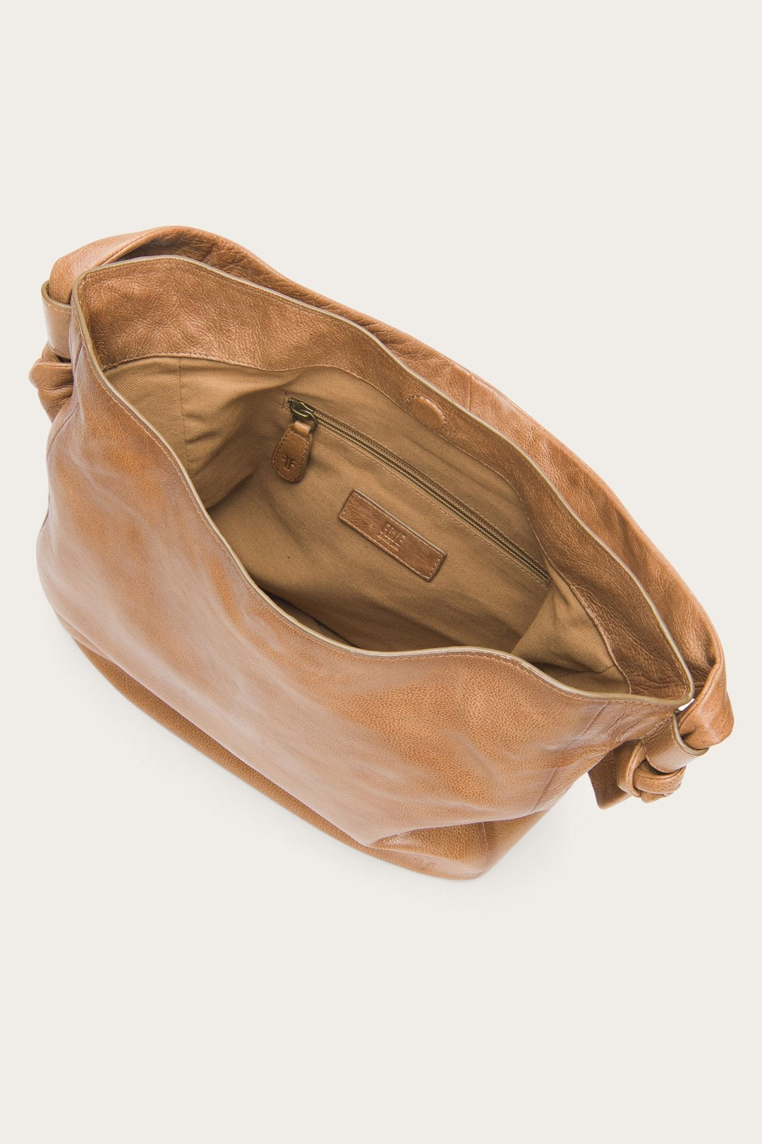 Nora Knotted Hobo in Beige - Beige