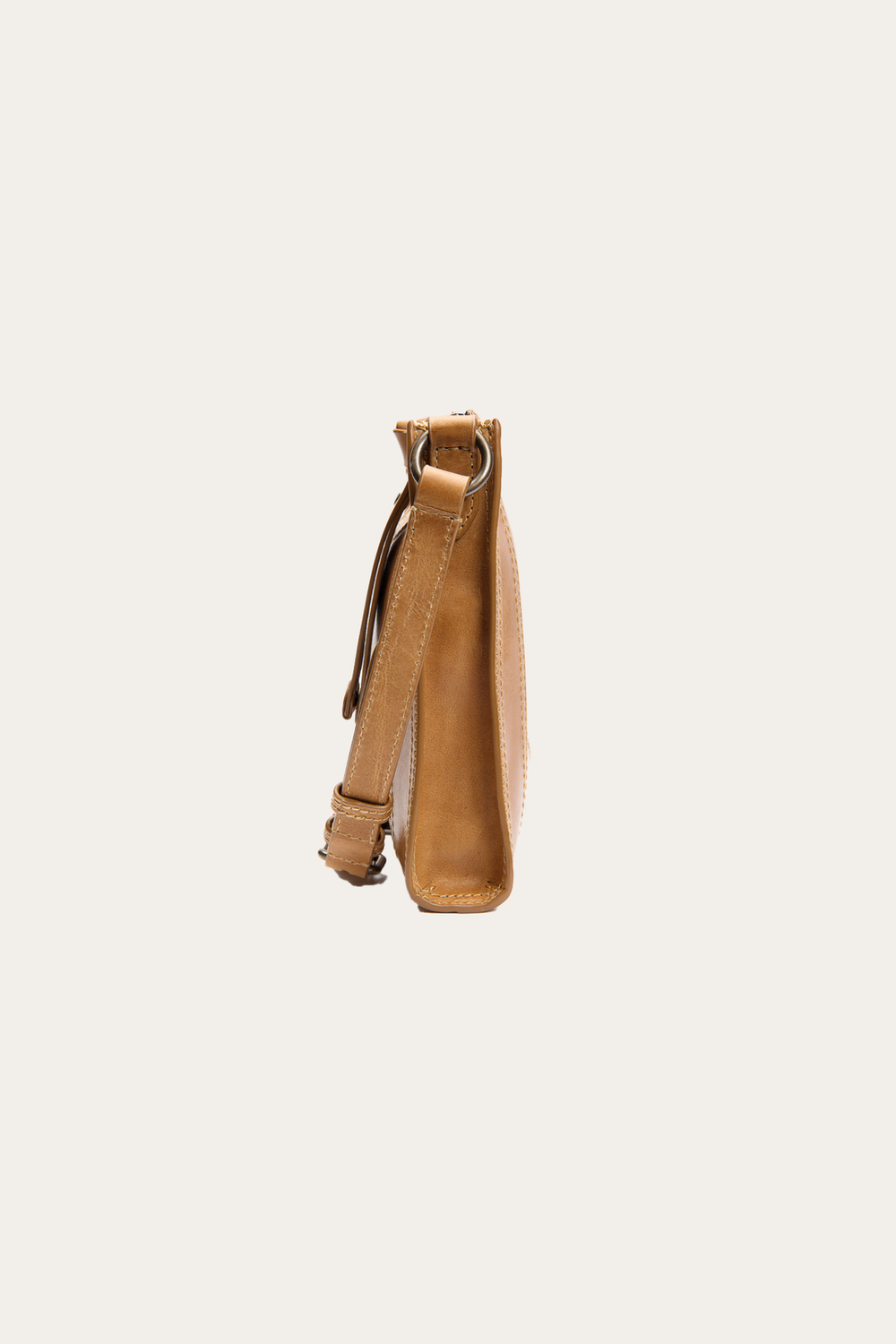 Melissa Zip Crossbody in Beige - Beige