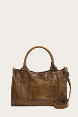 Melissa Cognac Satchel - Cognac
