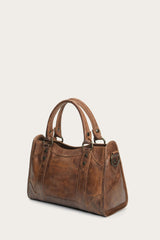 Melissa Cognac Satchel - Cognac