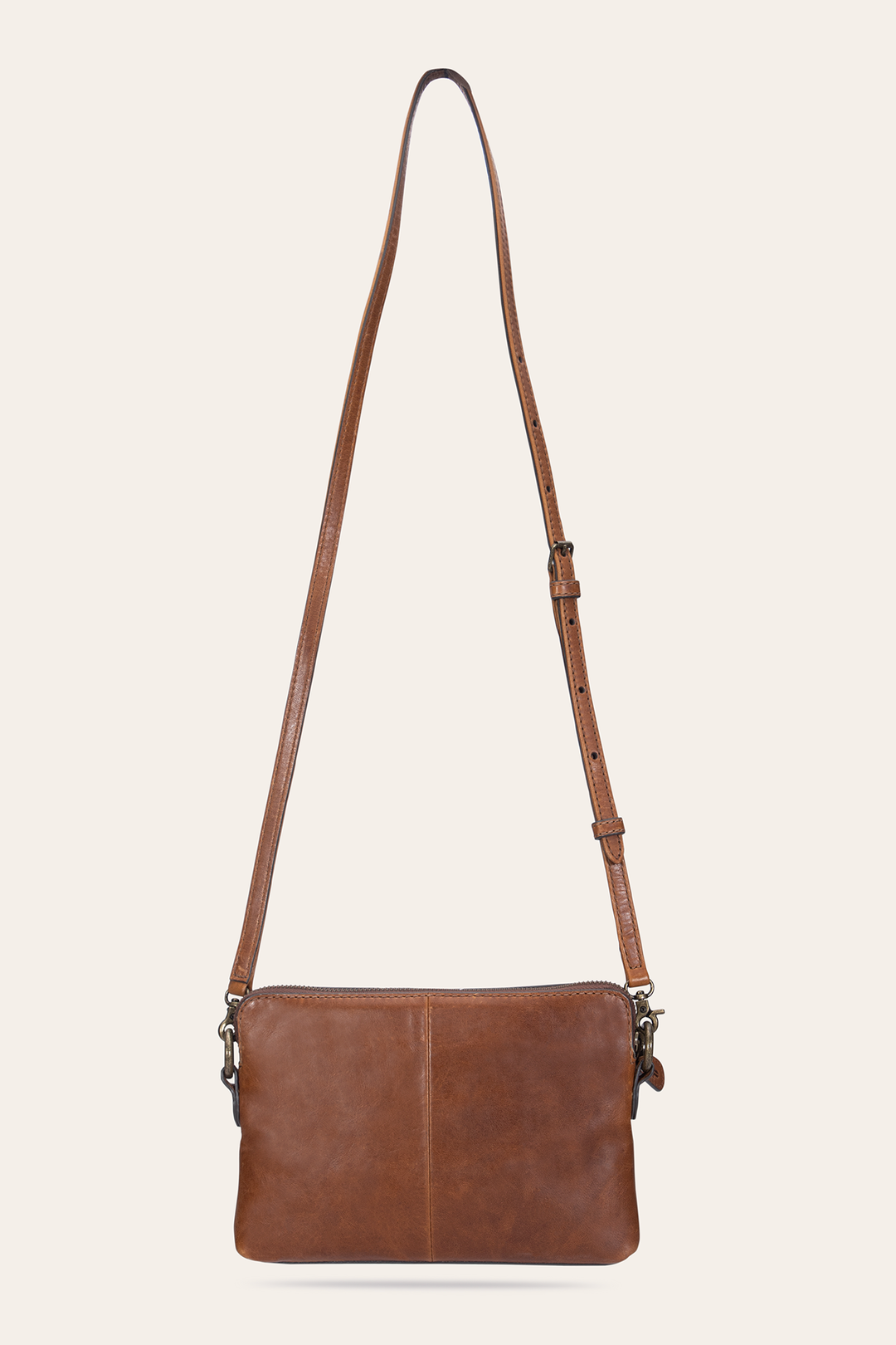 Melissa Cognac Crossbody Wristlet - Cognac