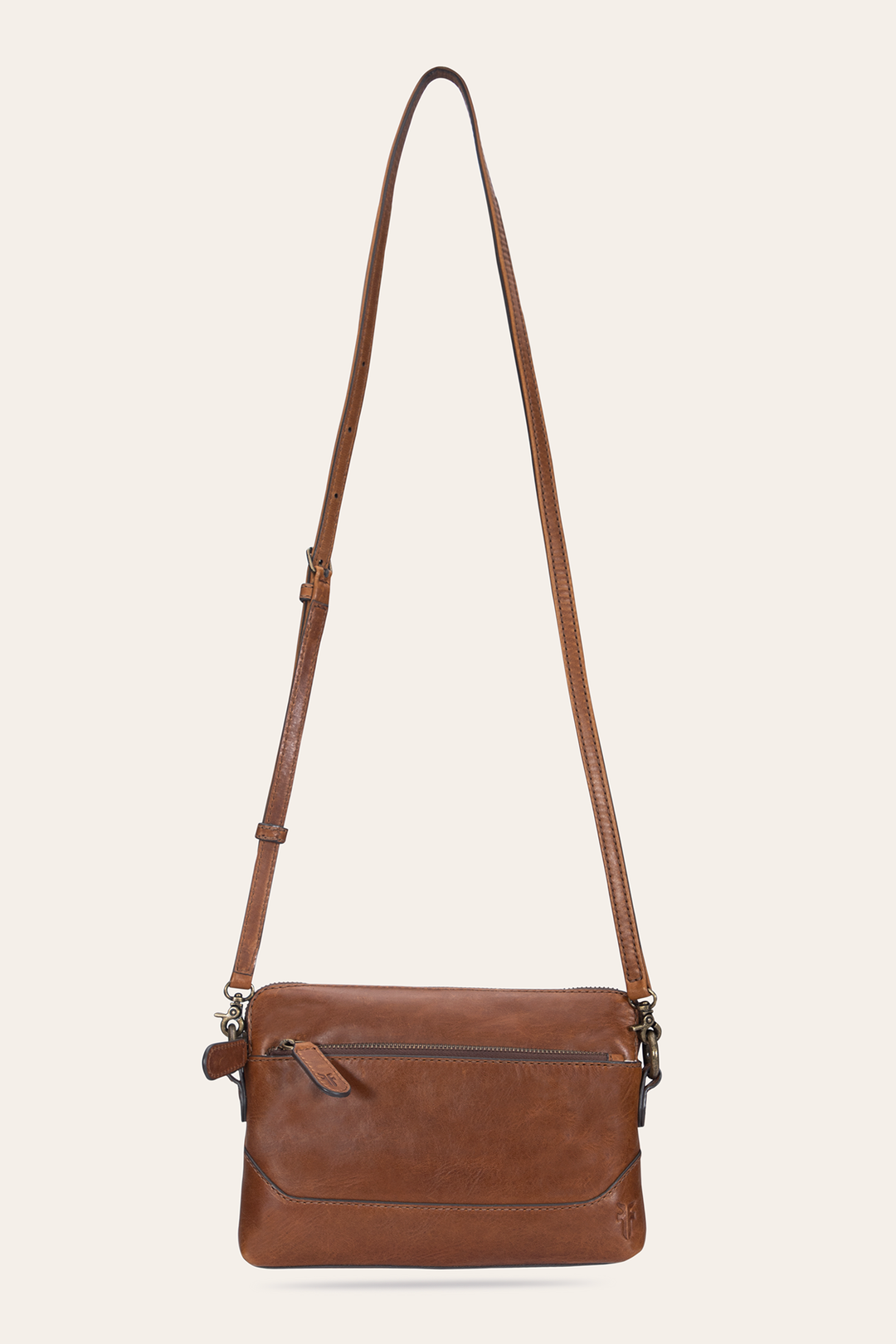 Melissa Cognac Crossbody Wristlet - Cognac