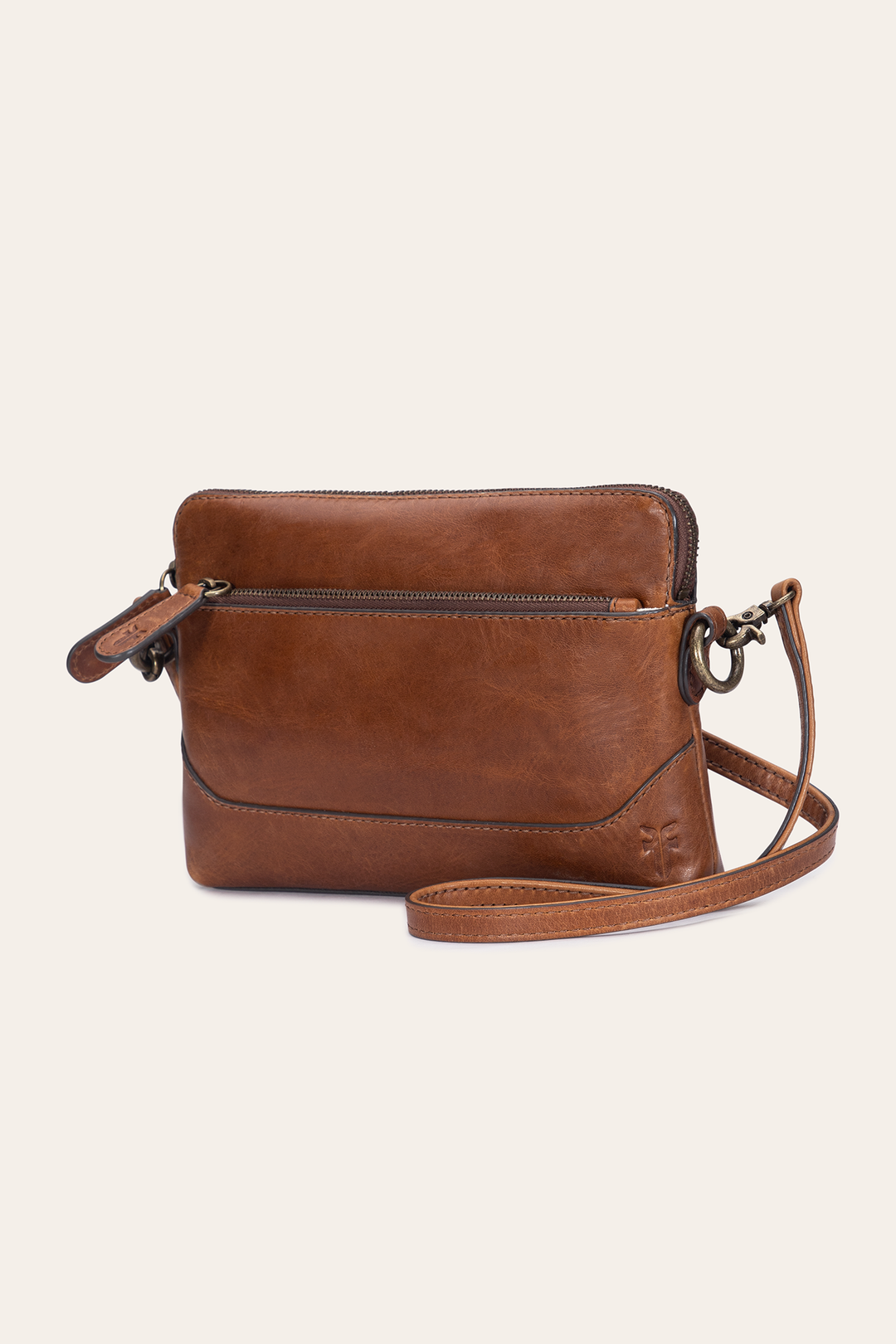 Melissa Cognac Crossbody Wristlet - Cognac