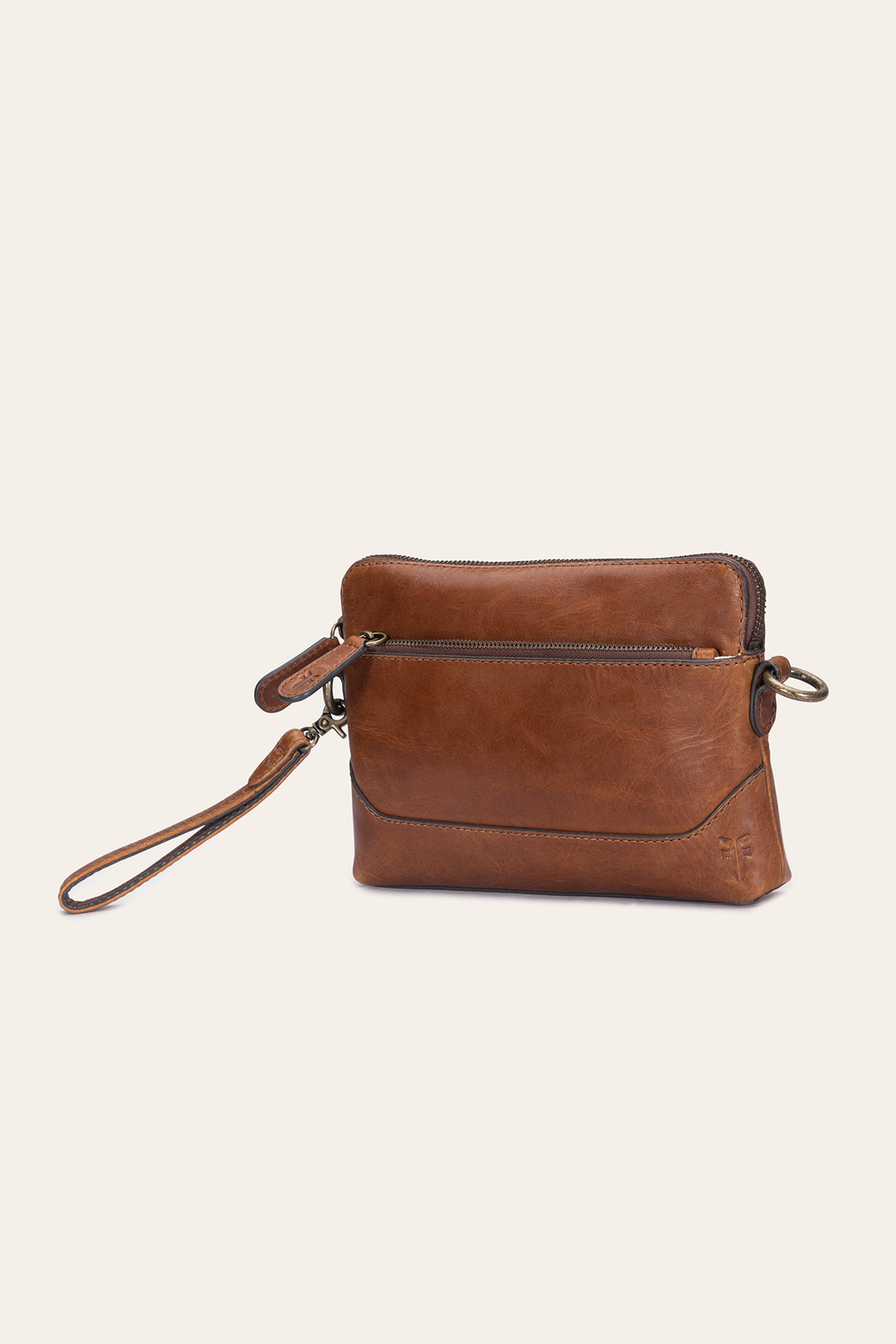 Melissa Cognac Crossbody Wristlet - Cognac