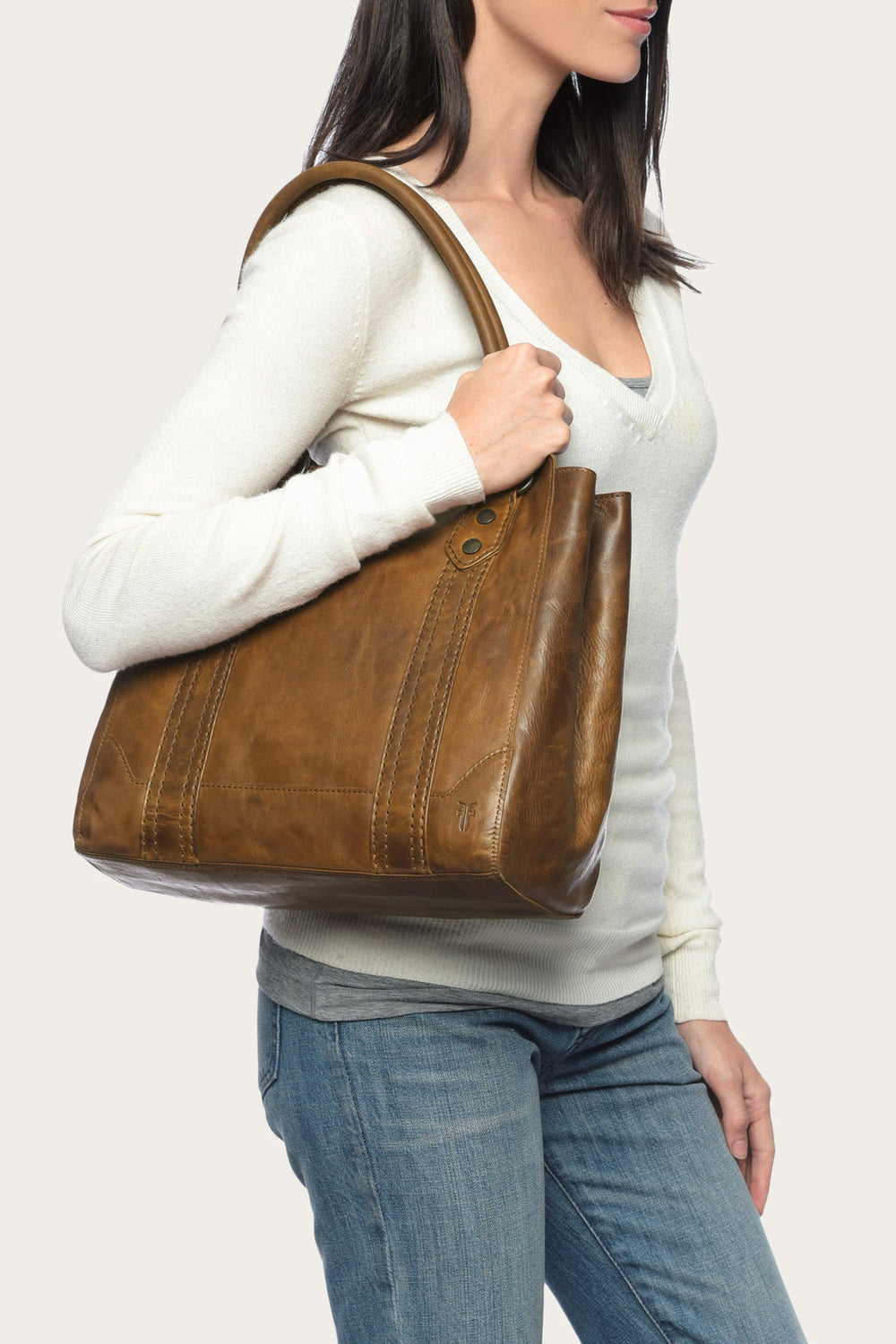 Melissa Cognac Tote - Cognac