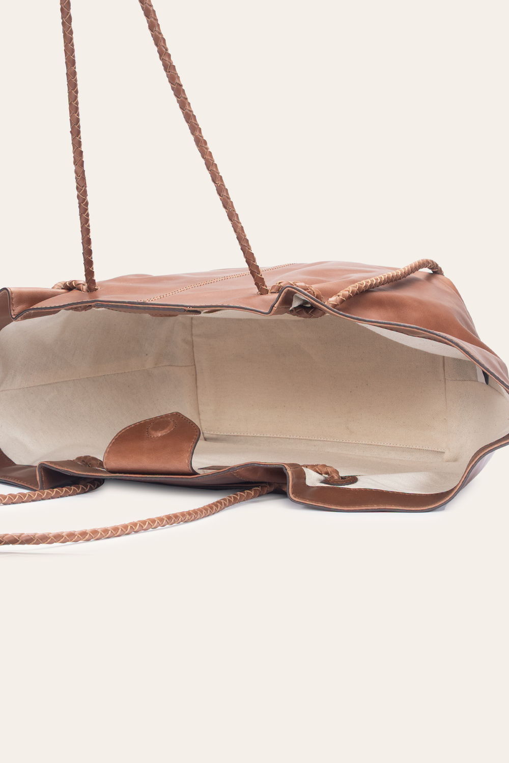 Cognac Caroline Shopper - Cognac