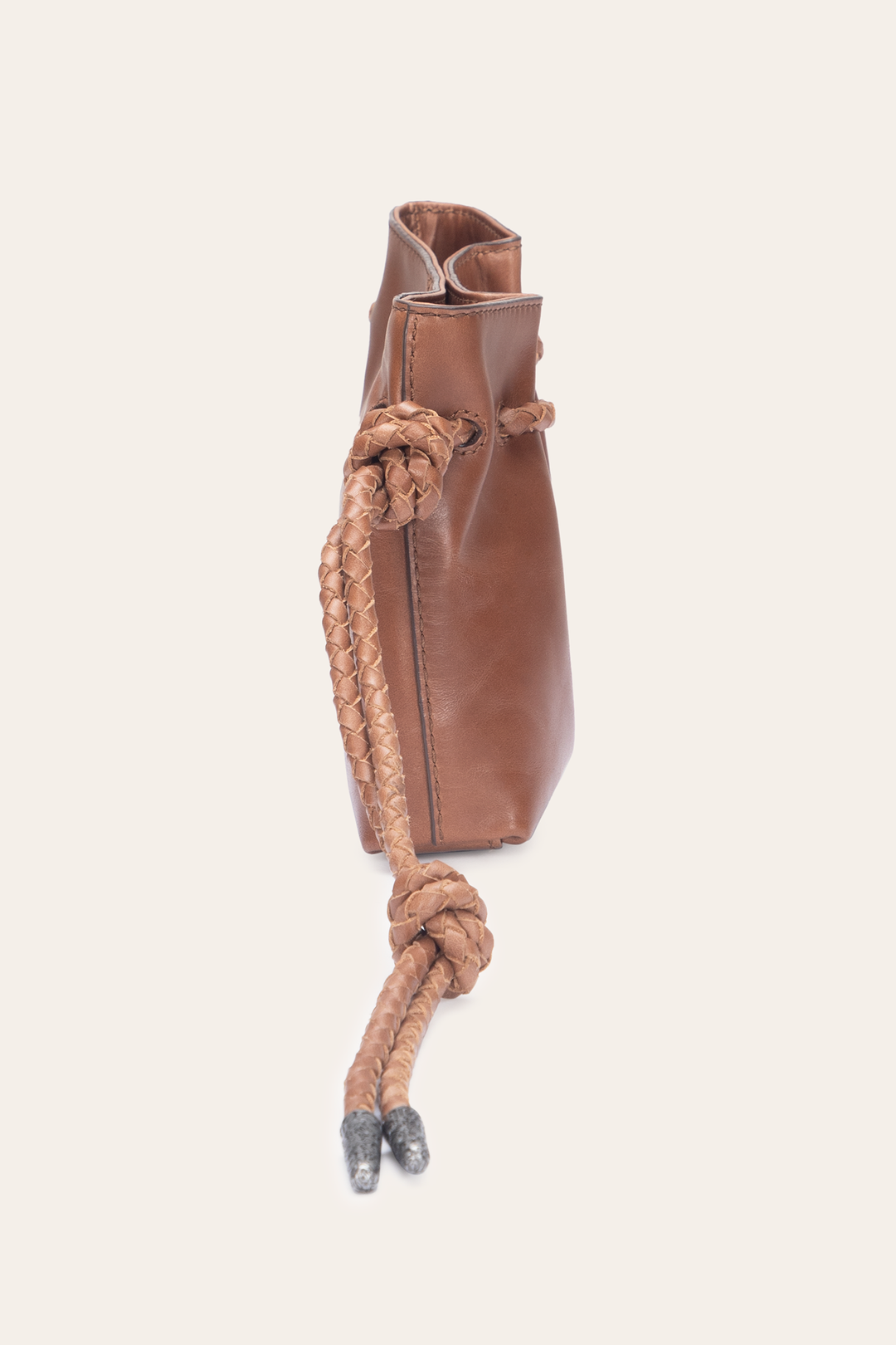 Cognac Caroline Wristlet Clutch - Cognac