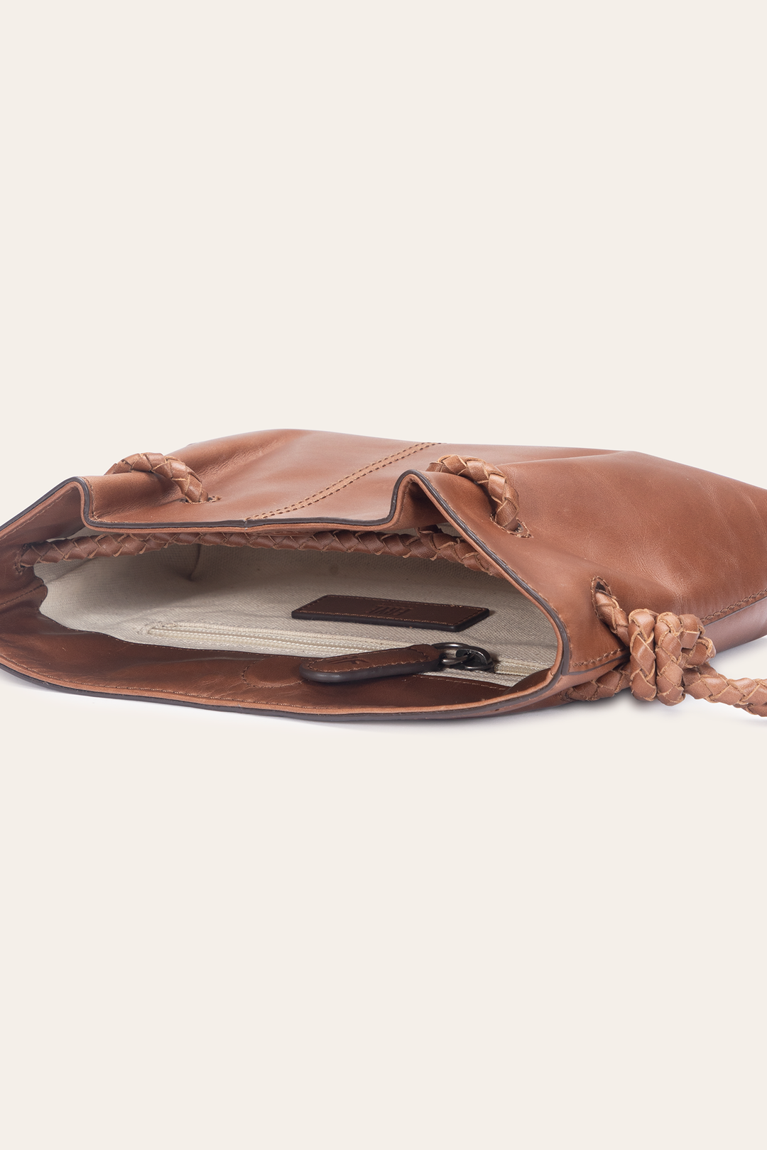 Cognac Caroline Wristlet Clutch - Cognac