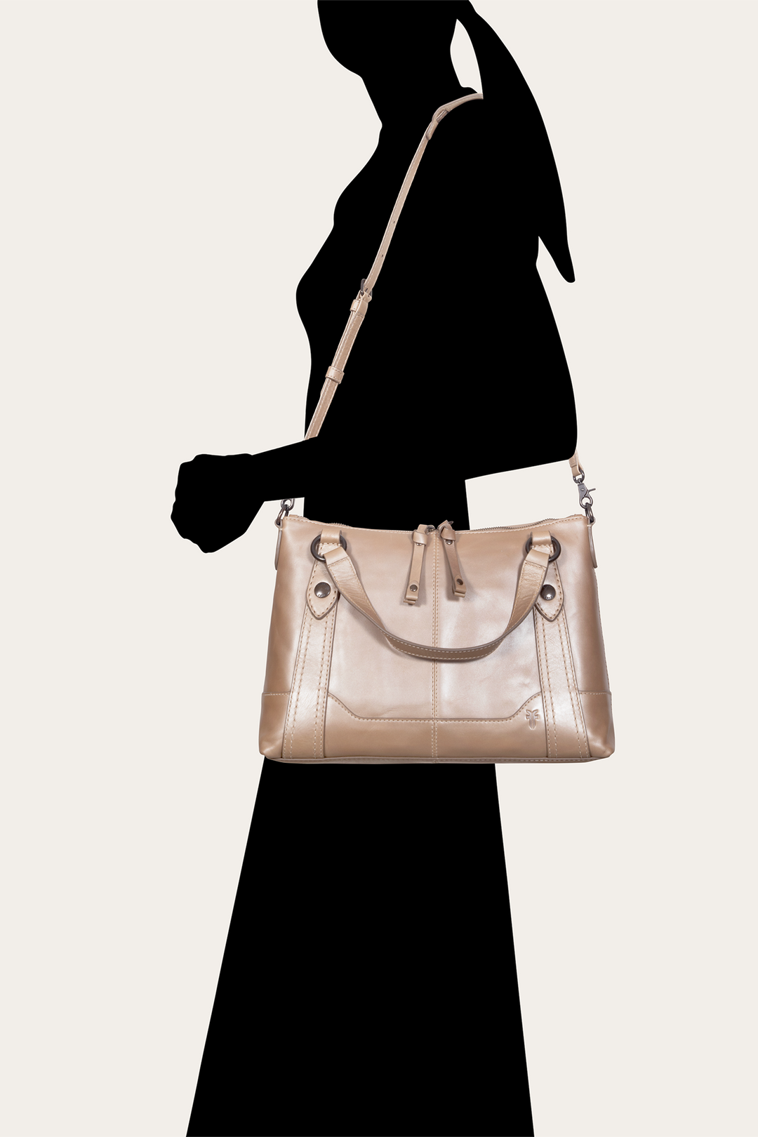 Light Bronze Melissa Medium Satchel - Light Bronze
