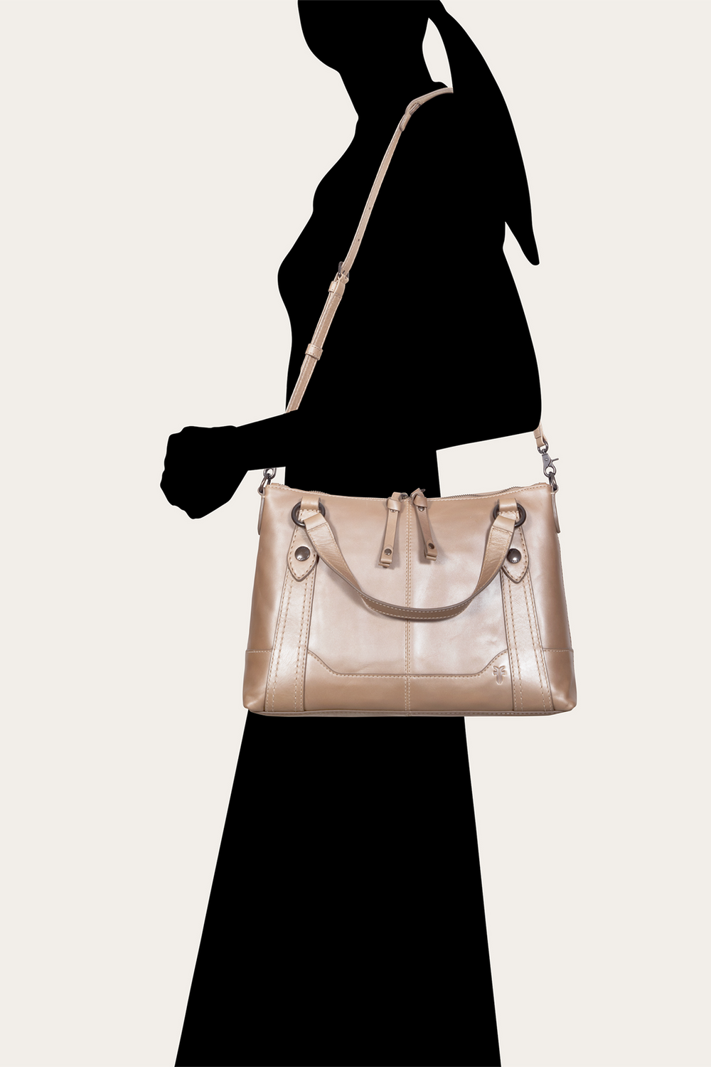 Light Bronze Melissa Medium Satchel - Light Bronze