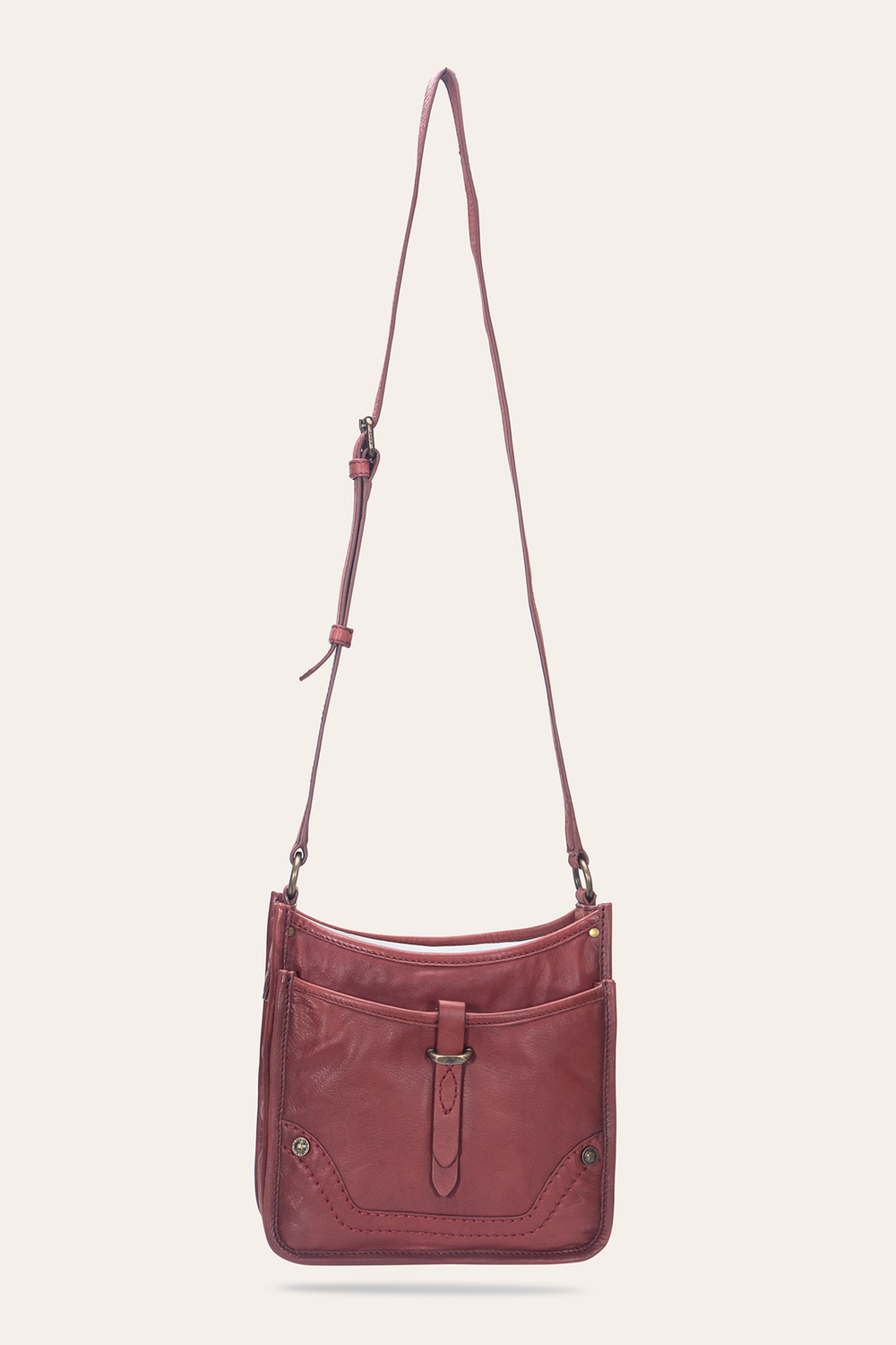 Campus Burgundy Crossbody - Burgundy