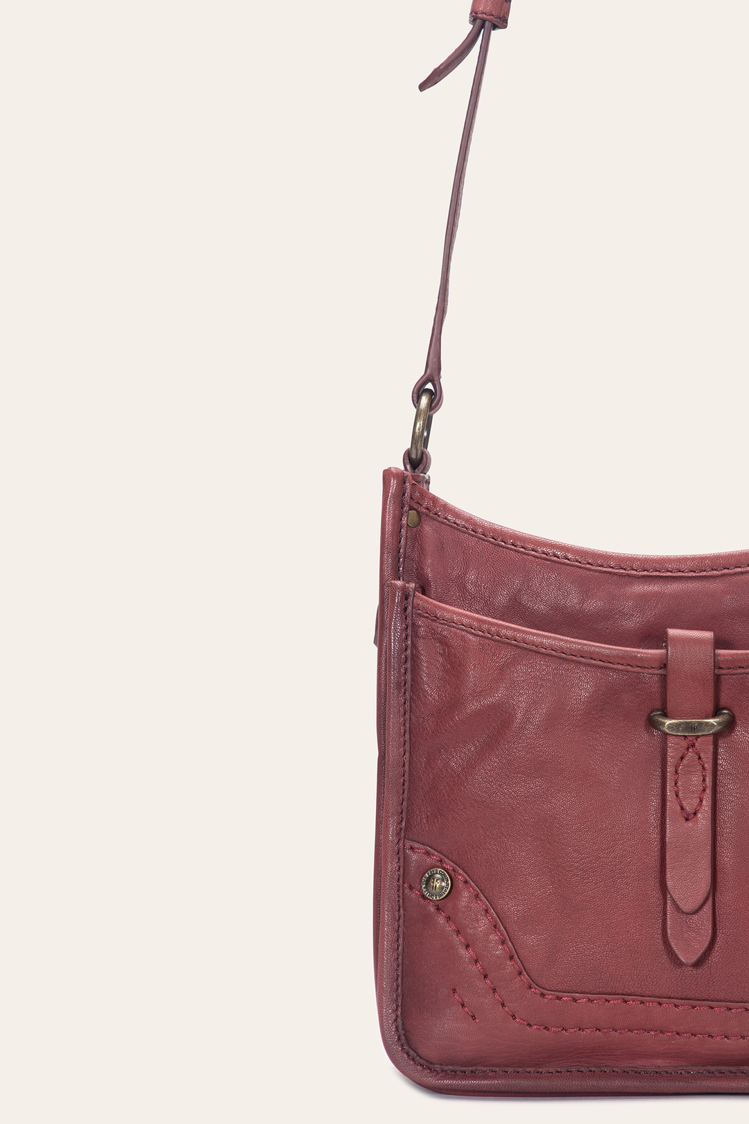 Campus Burgundy Crossbody - Burgundy