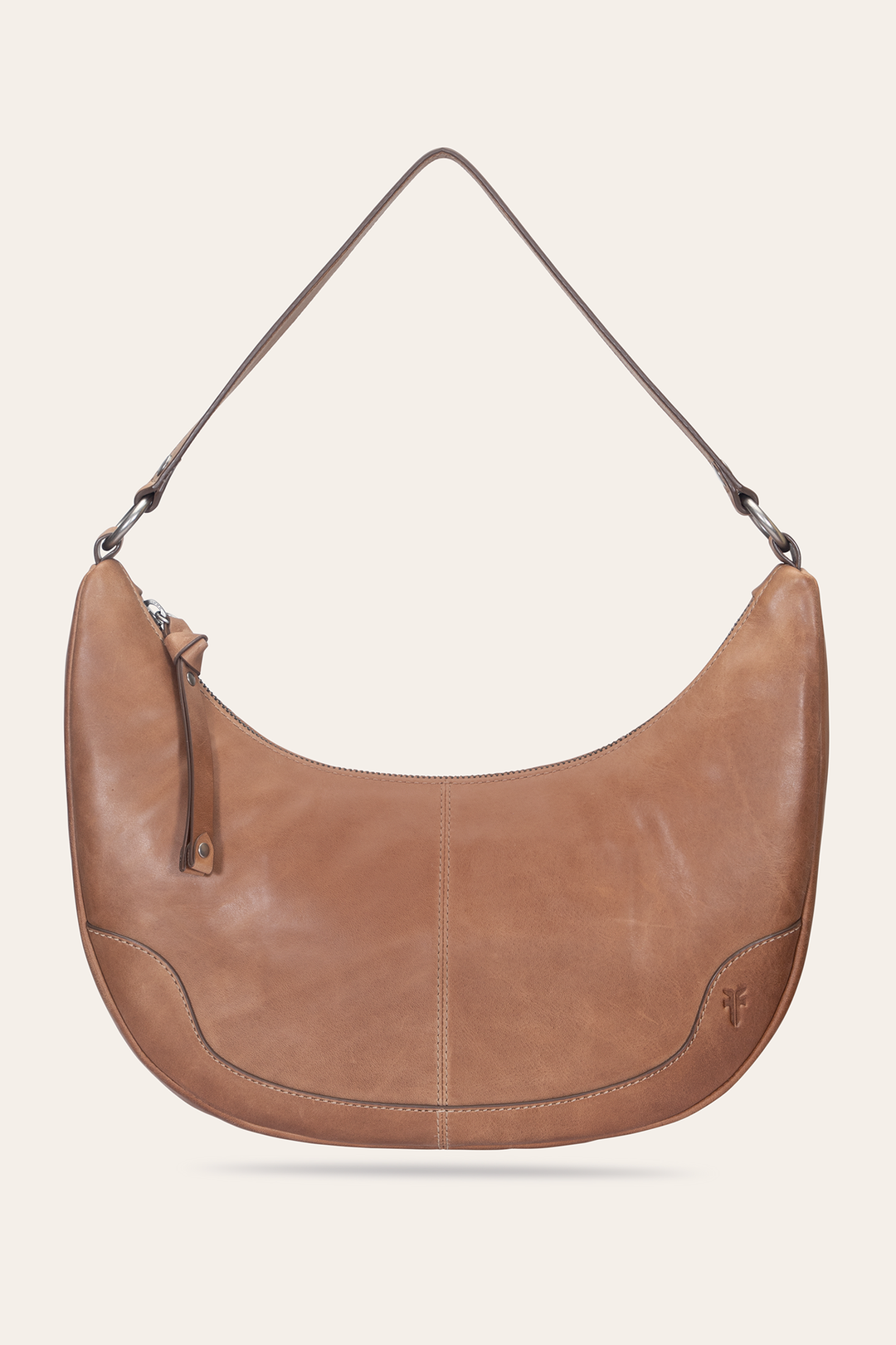 Melissa Beige Crescent Hobo - Beige