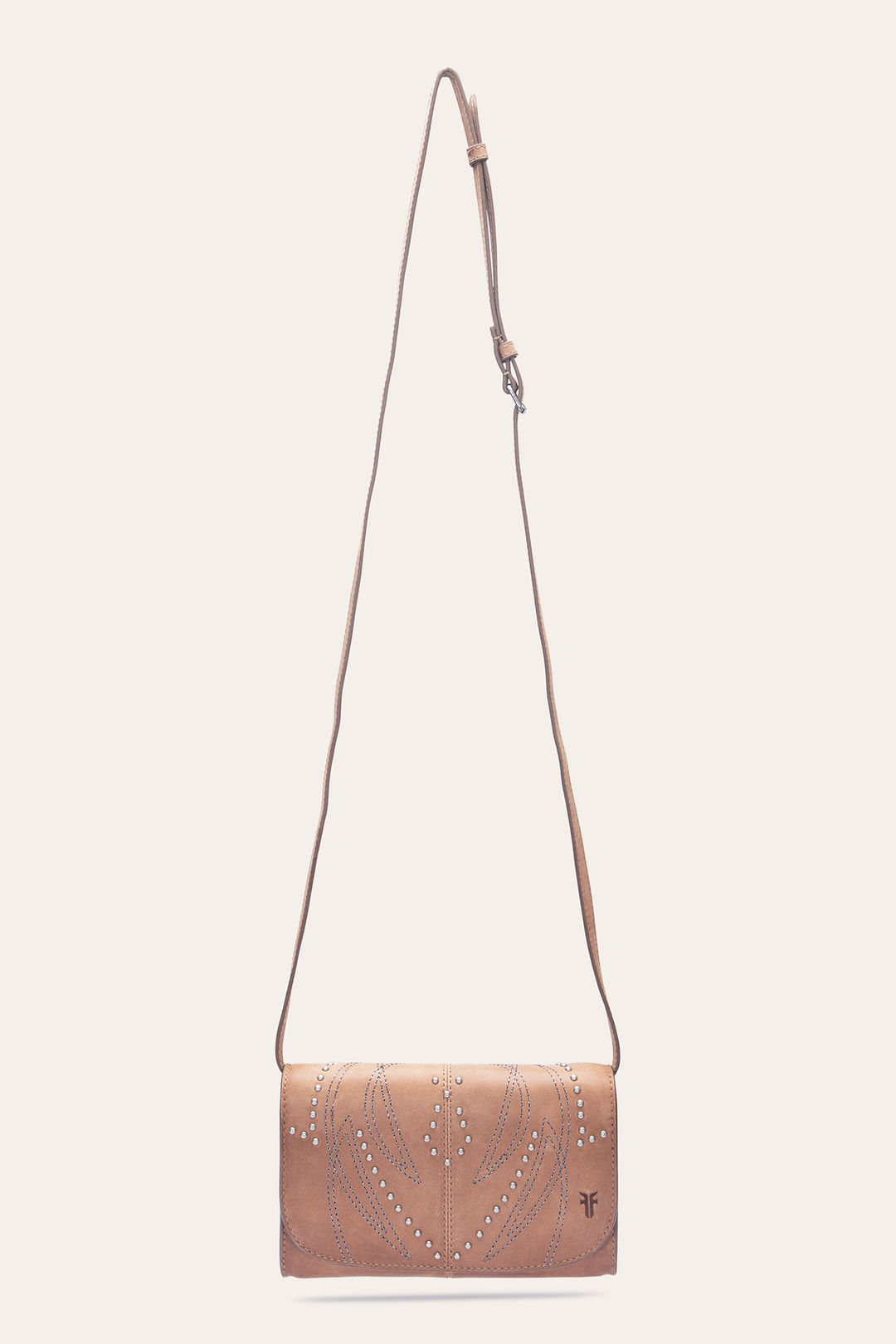 Sara Beige Wallet Crossbody - Beige