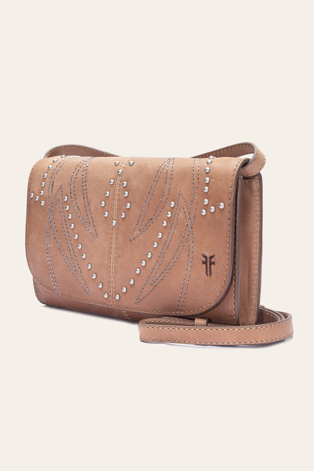 Sara Beige Wallet Crossbody - Beige
