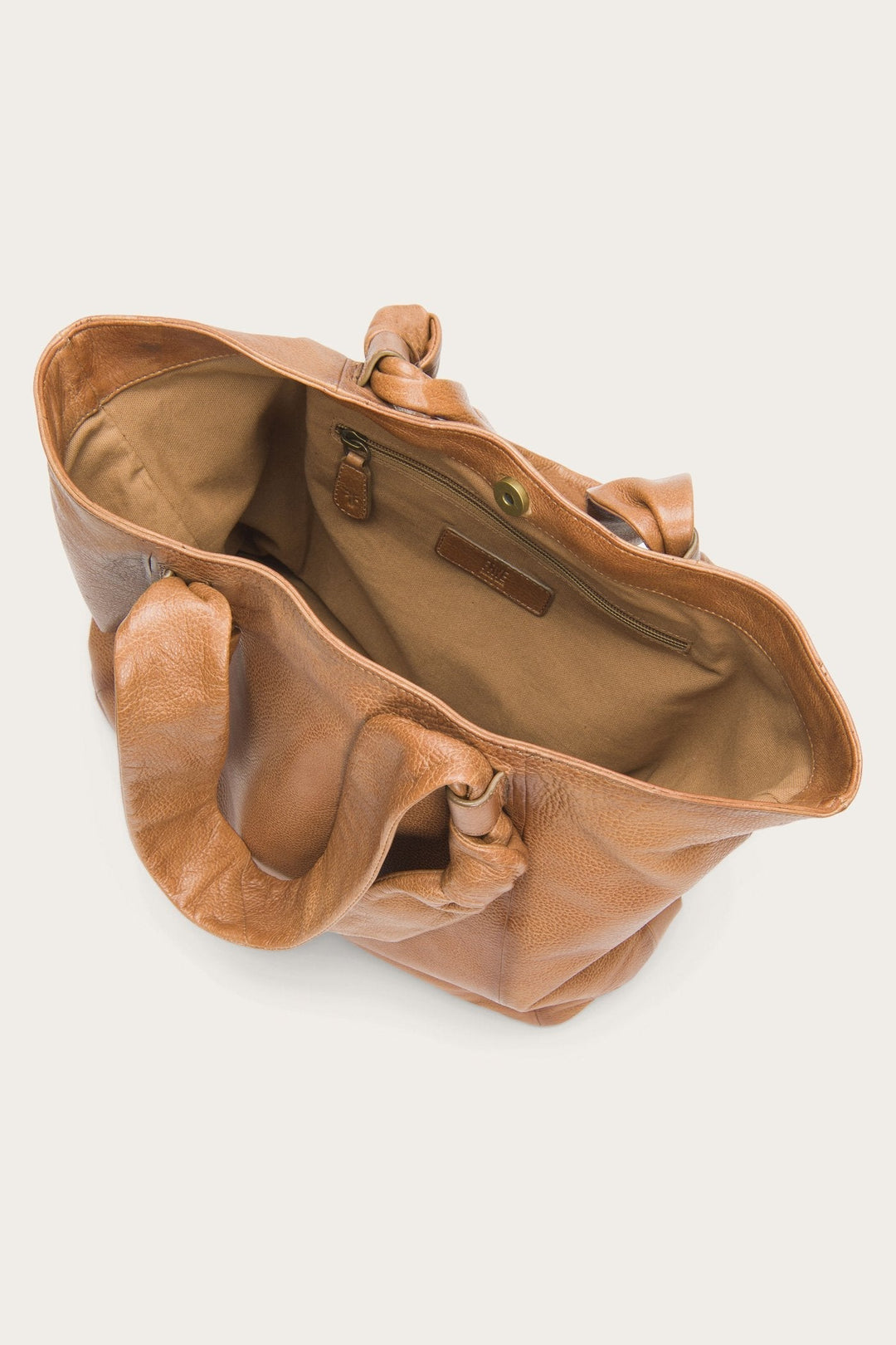 Nora Beige Knotted Tote - Beige