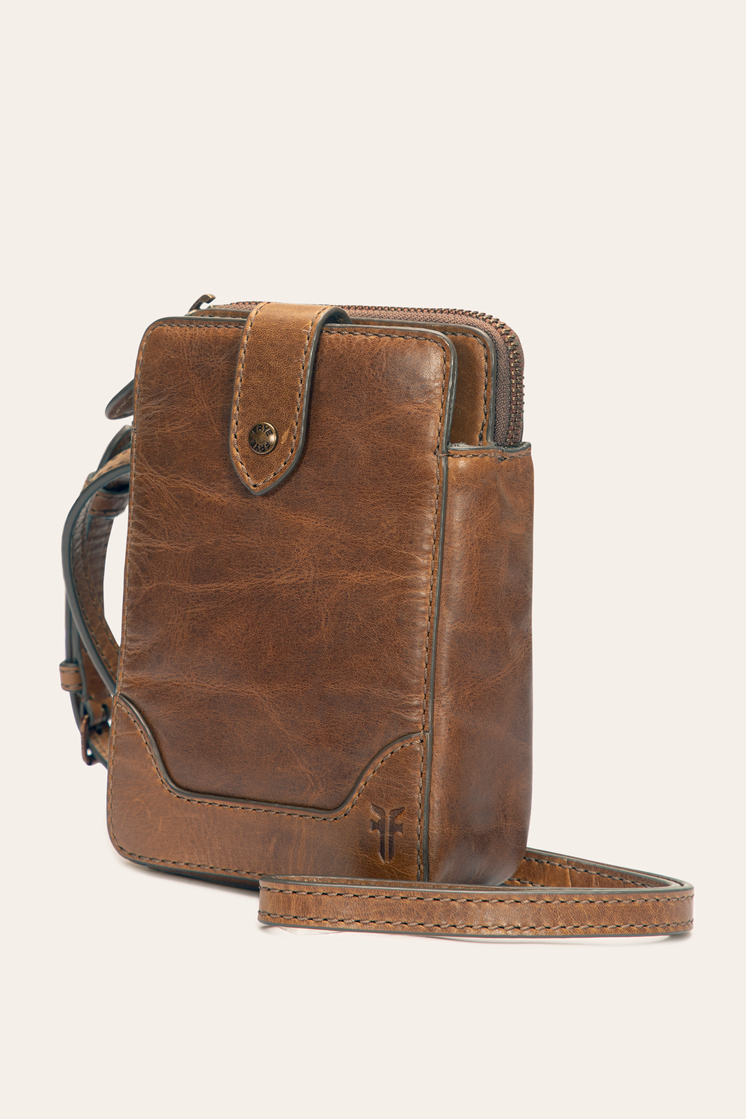 Melissa Cognac Phone Crossbody - Cognac