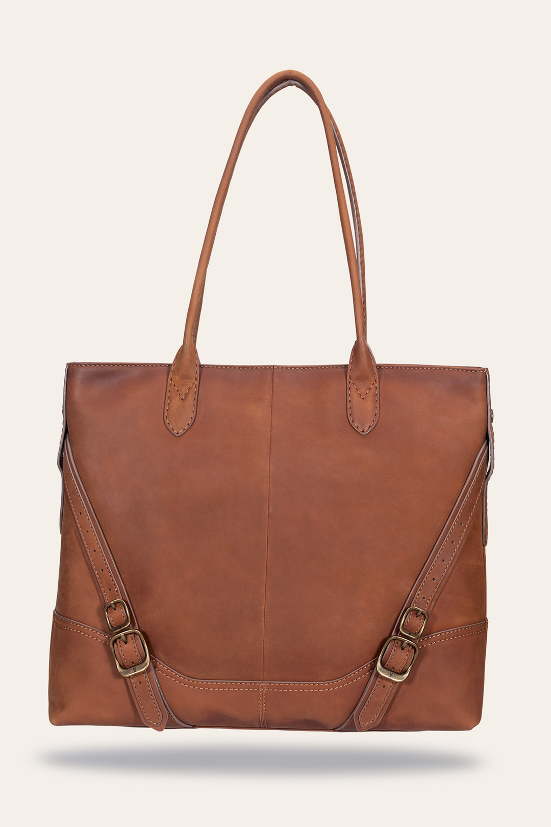 Veronica Cognac Tote - Cognac