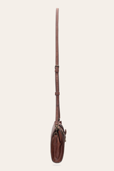 Alex Cognac Crossbody Clutch - Cognac