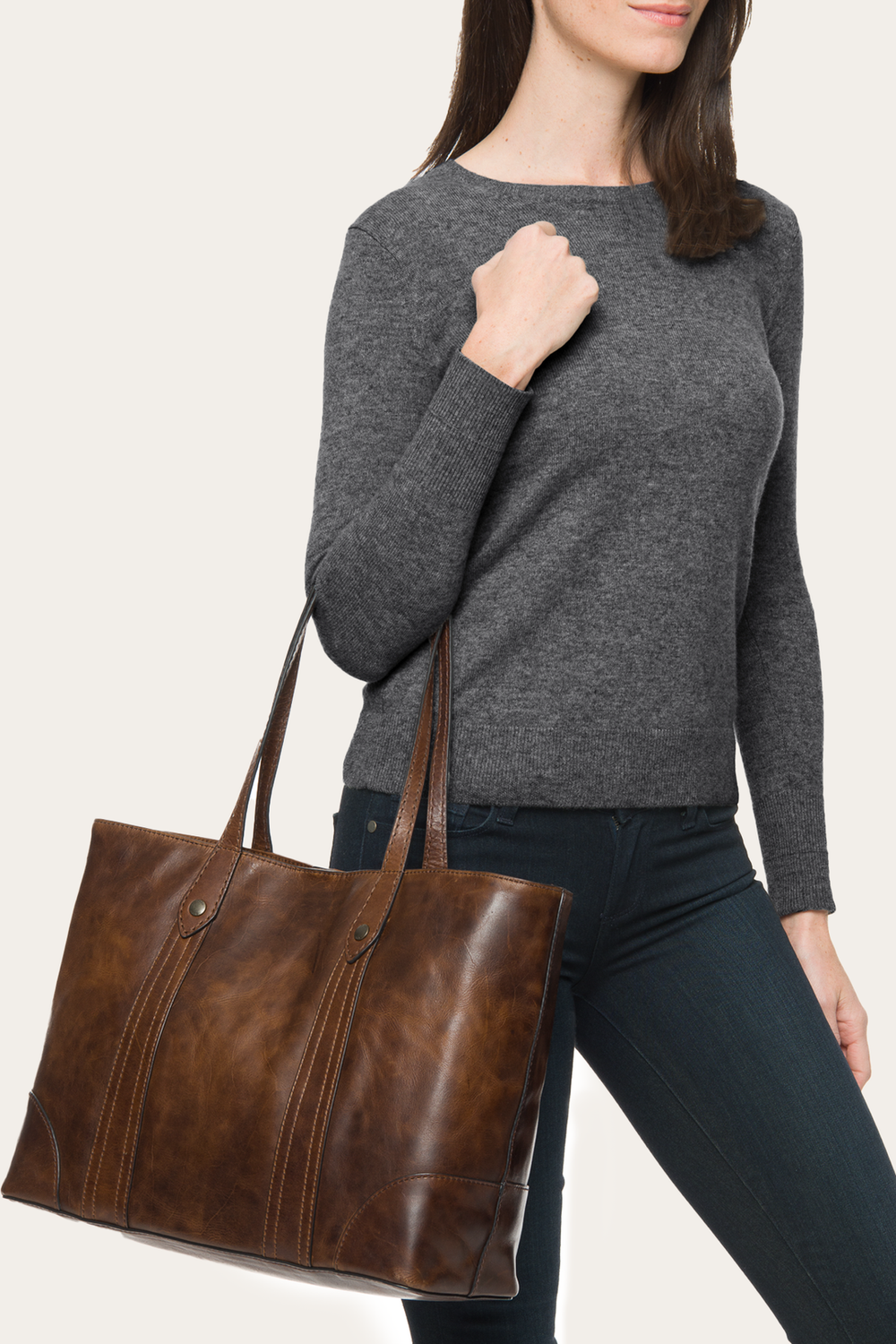 Melissa Dark Brown Shopper - Dark Brown