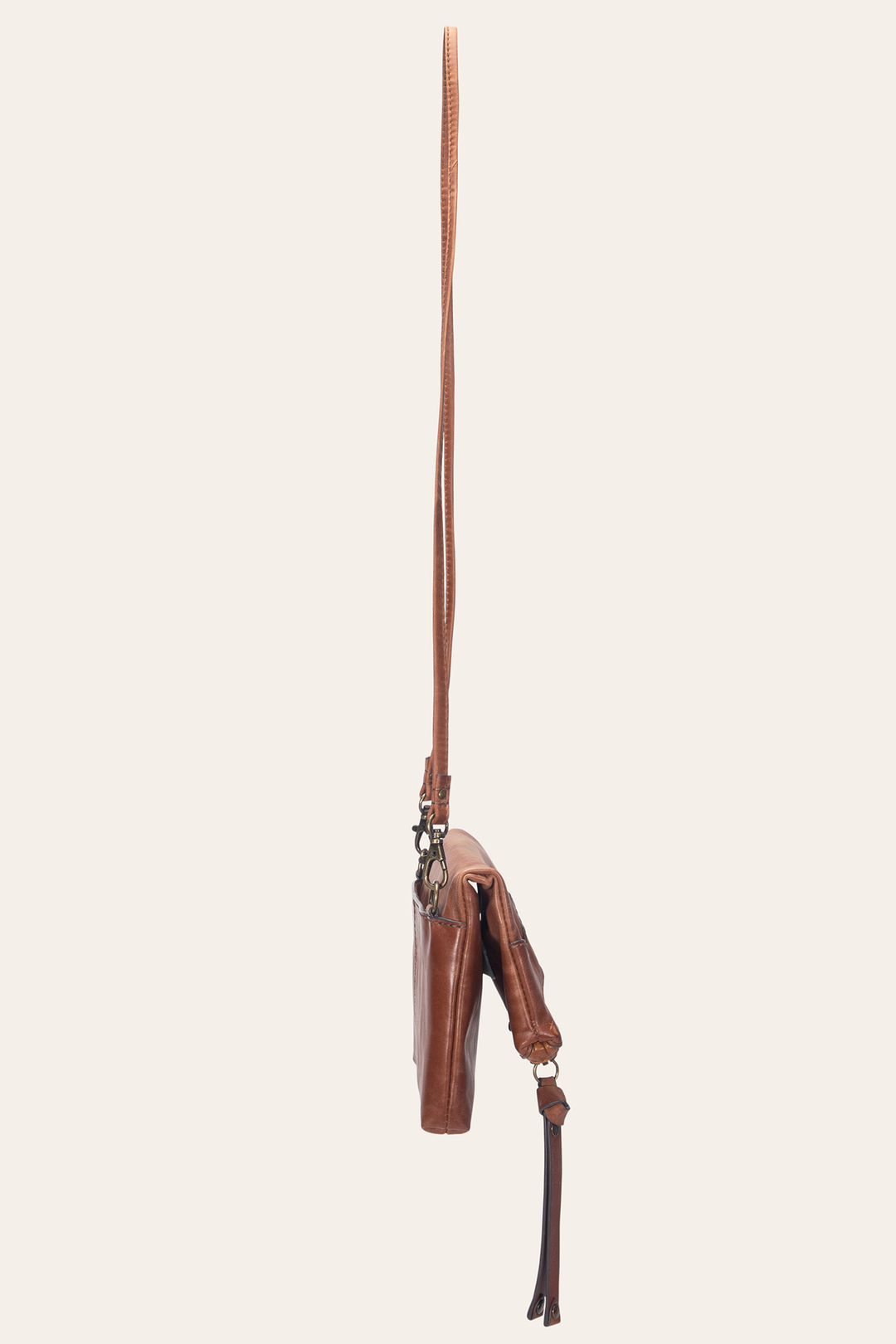 Melissa Cognac Crossbody Clutch - Cognac