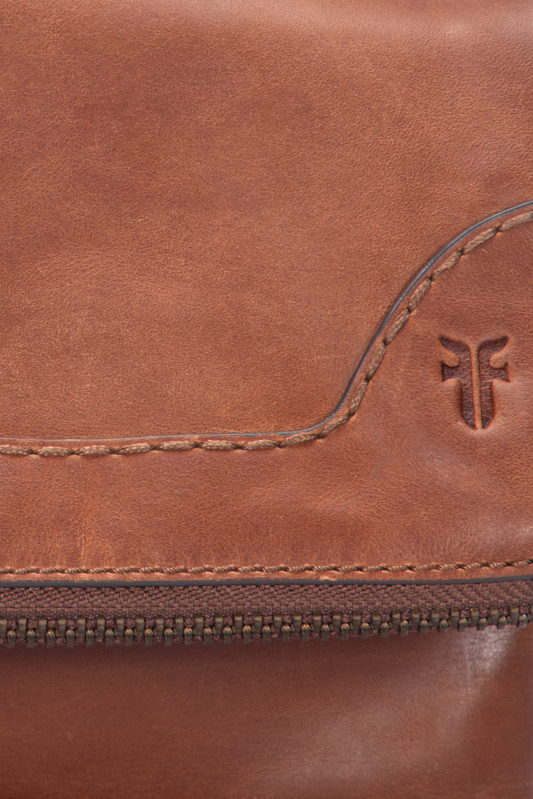 Melissa Cognac Crossbody Clutch - Cognac