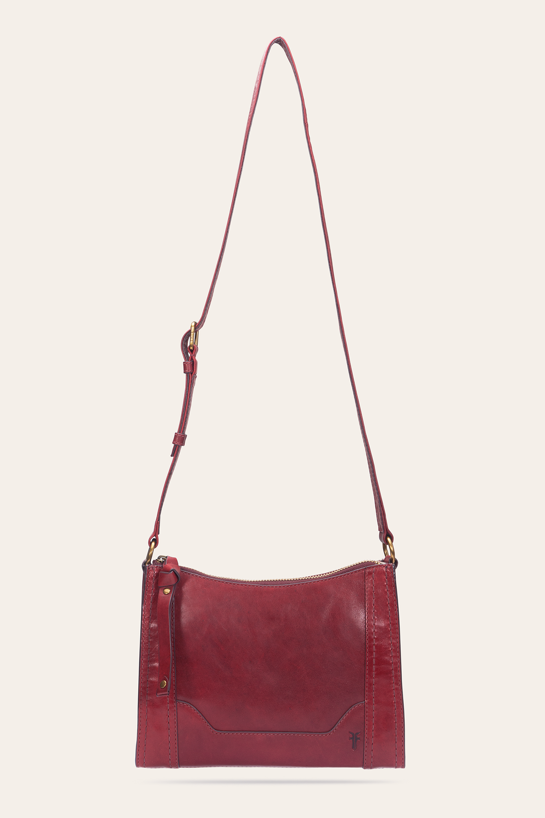 Berry Lacquer Melissa Zip Crossbody - Berry Lacquer