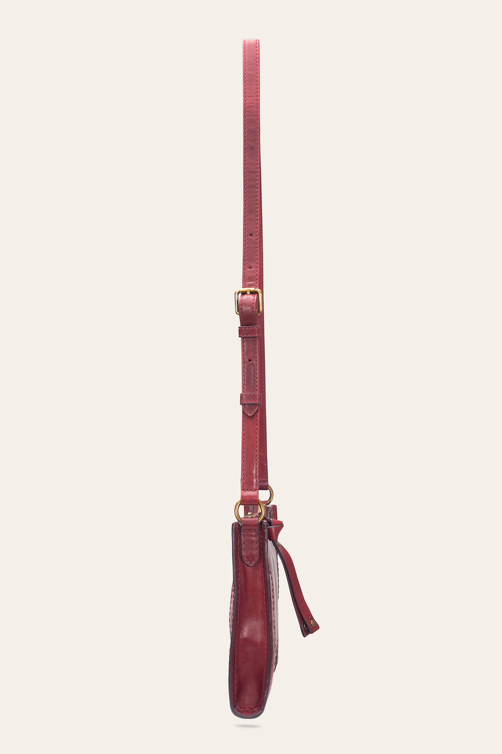 Berry Lacquer Melissa Zip Crossbody - Berry Lacquer